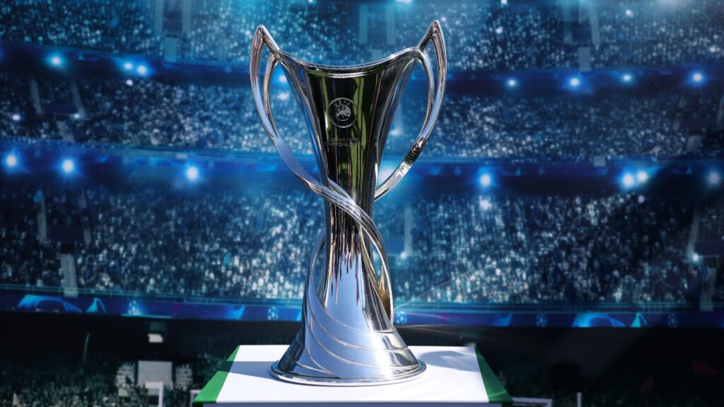 UEFA Women's champions league trophy