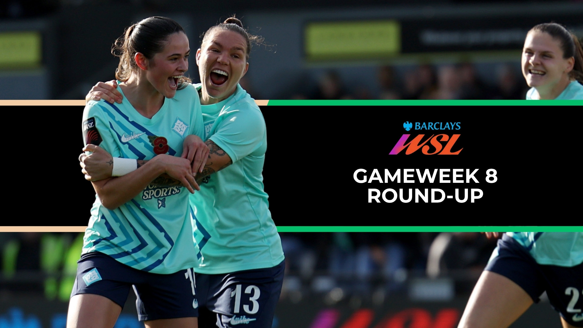 WSL 25/26 Gameweek 8 header