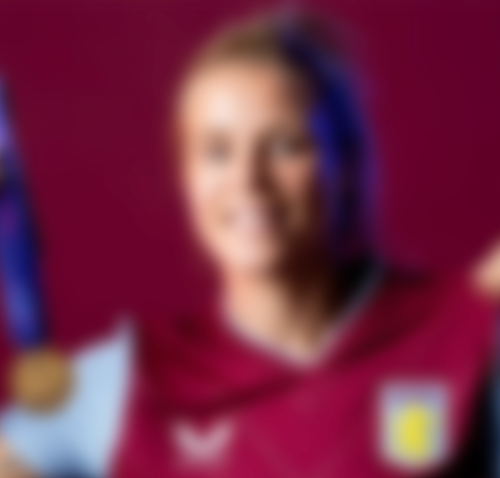 Blurred Aston Villa - Rachel Daly
