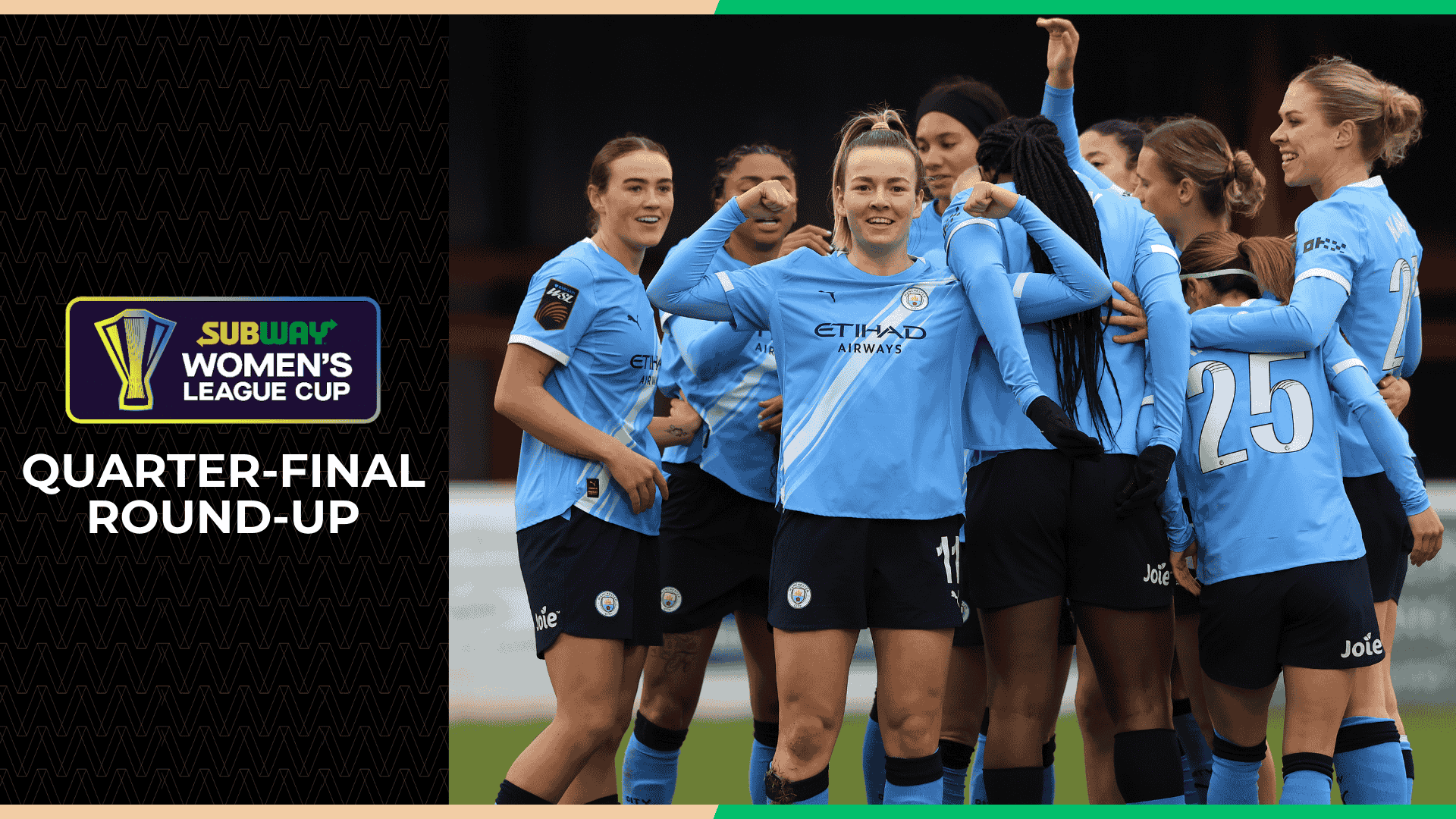 Subway League Cup 25/26 QUARTER FINAL Header